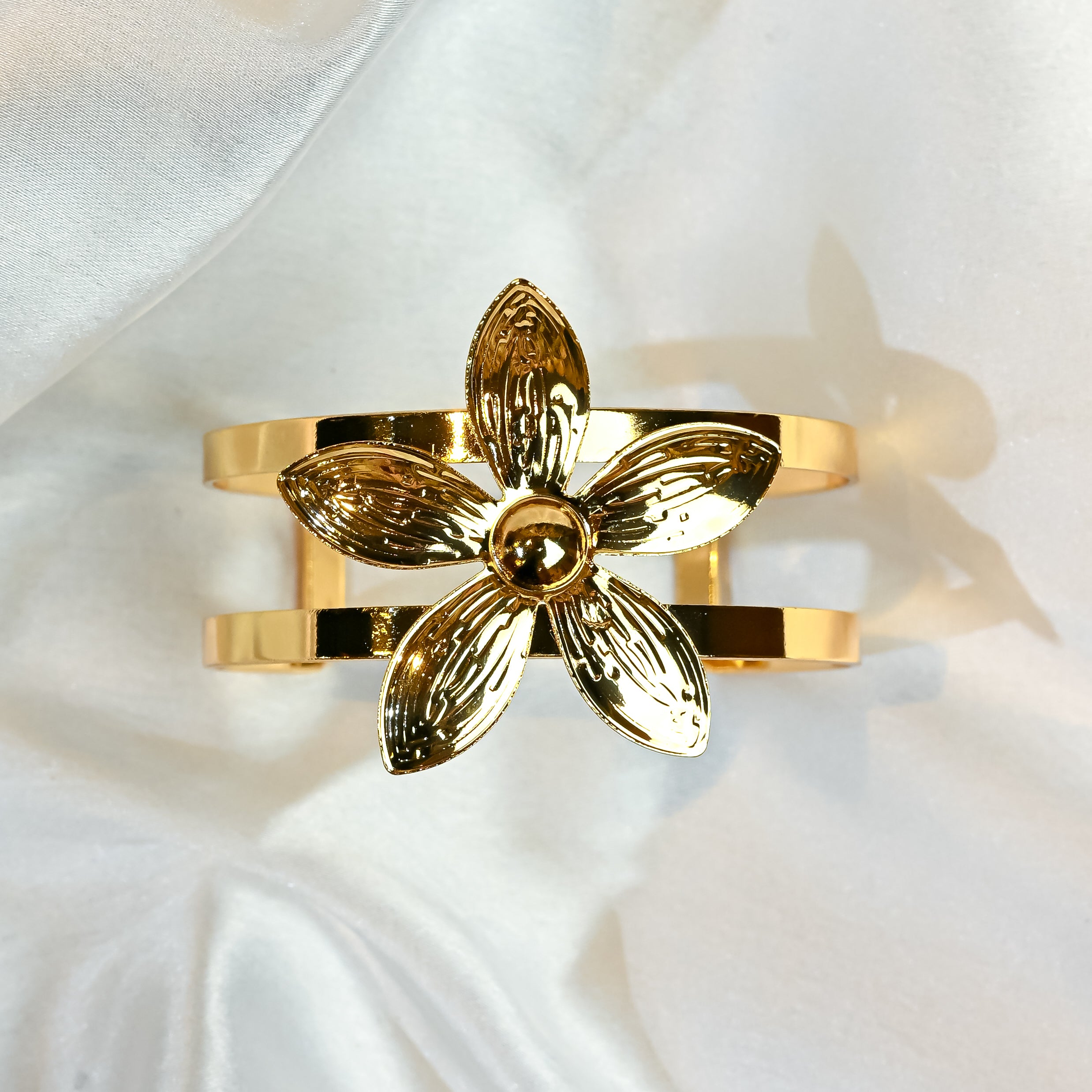 The Gilded Flora Cuff