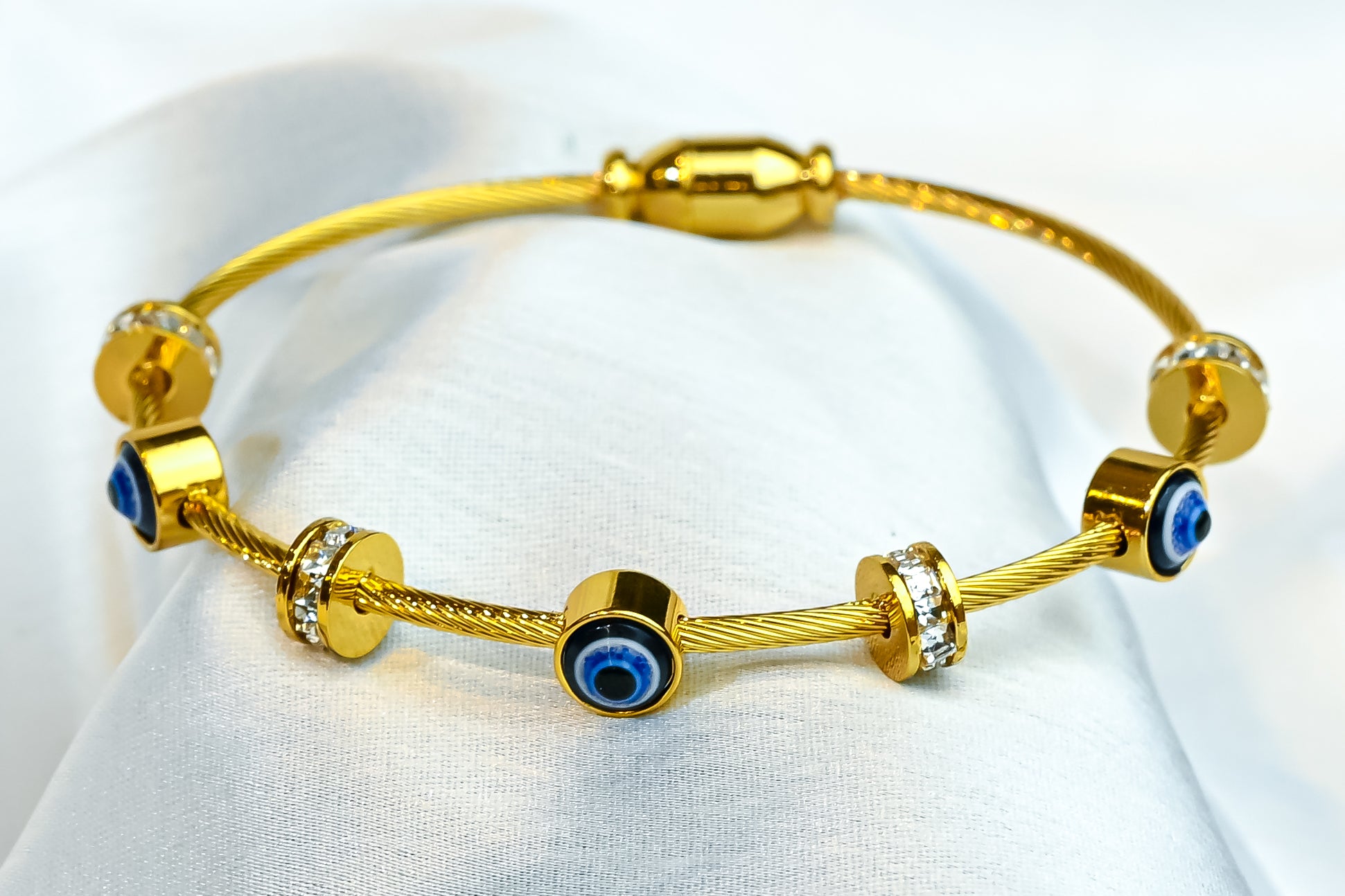 The Nazar Cable Bangle