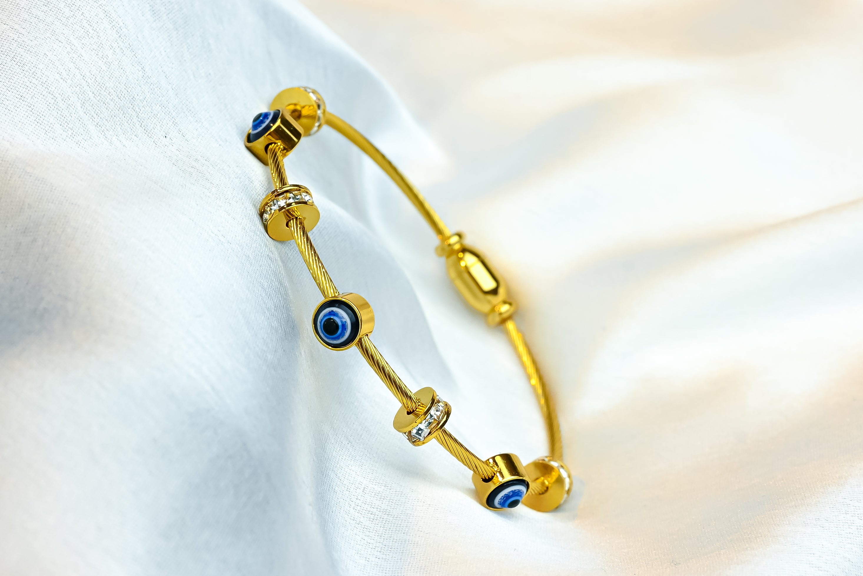 The Nazar Cable Bangle