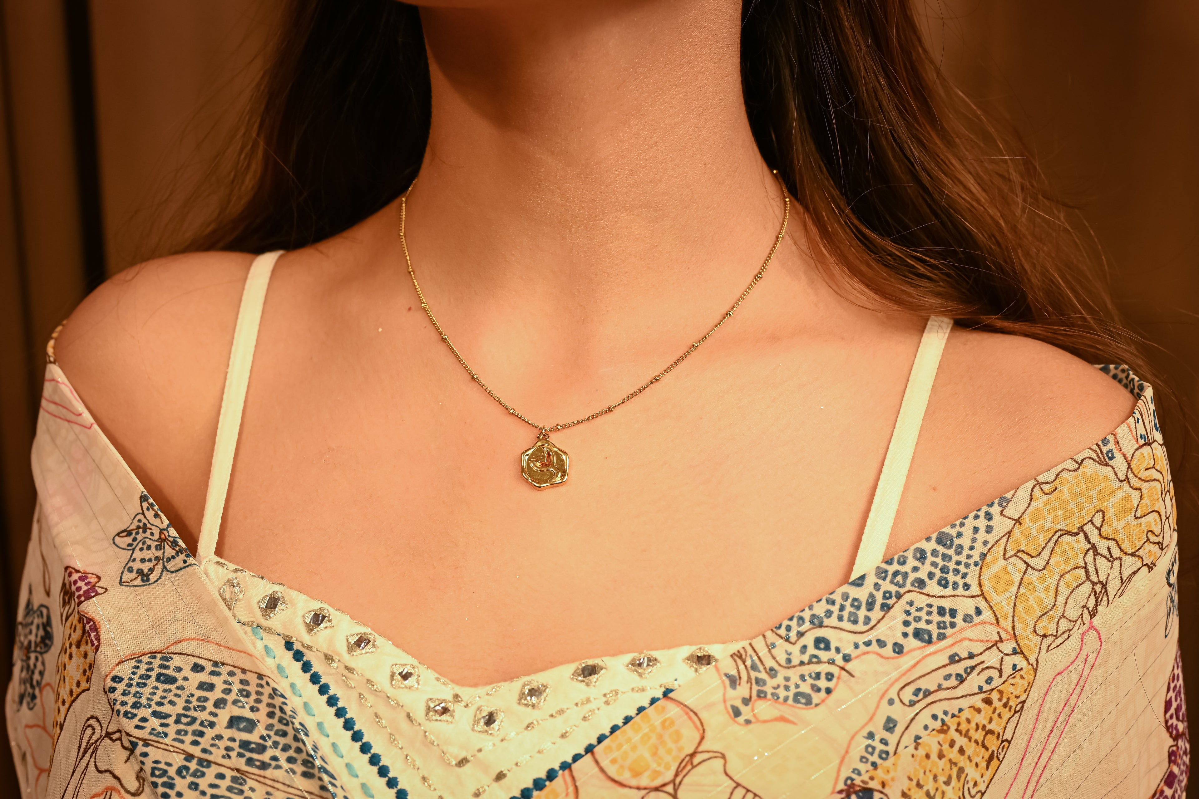 THE FACETED PRISM NECKLACE