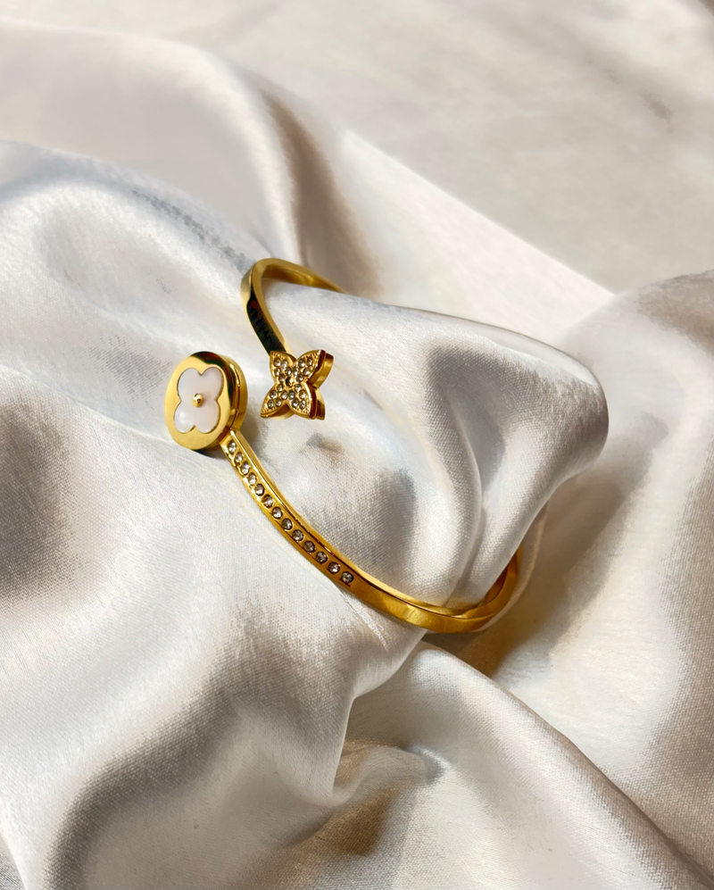 The Clover Bloom Cuff