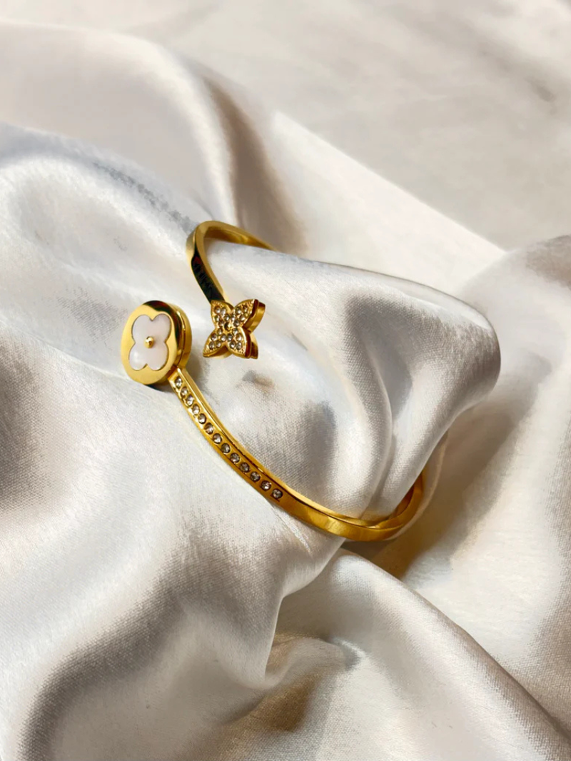 The Clover Bloom Cuff