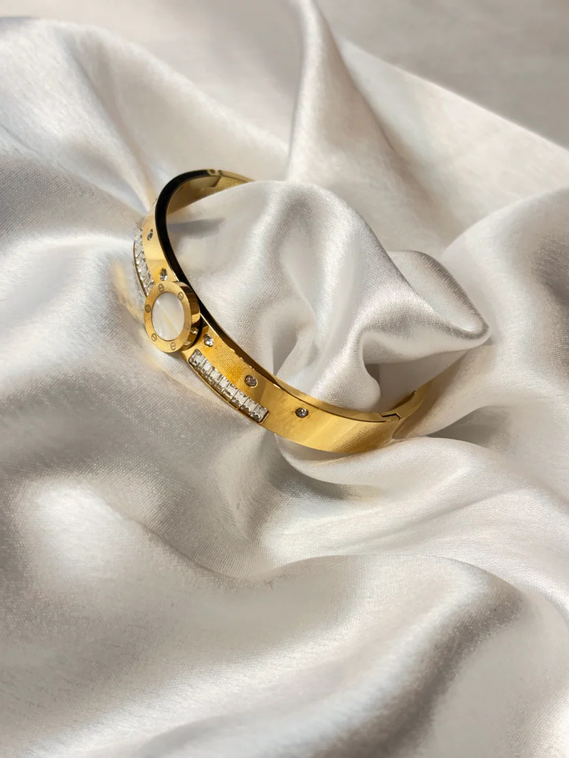 The Crescent Latch Bracelet